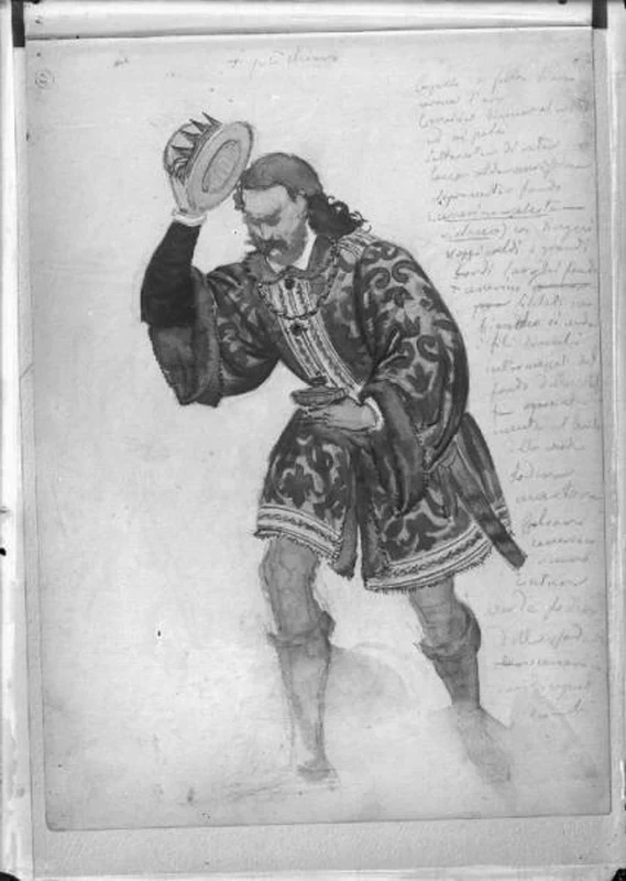 Studio di figura in costume rinascimentale3